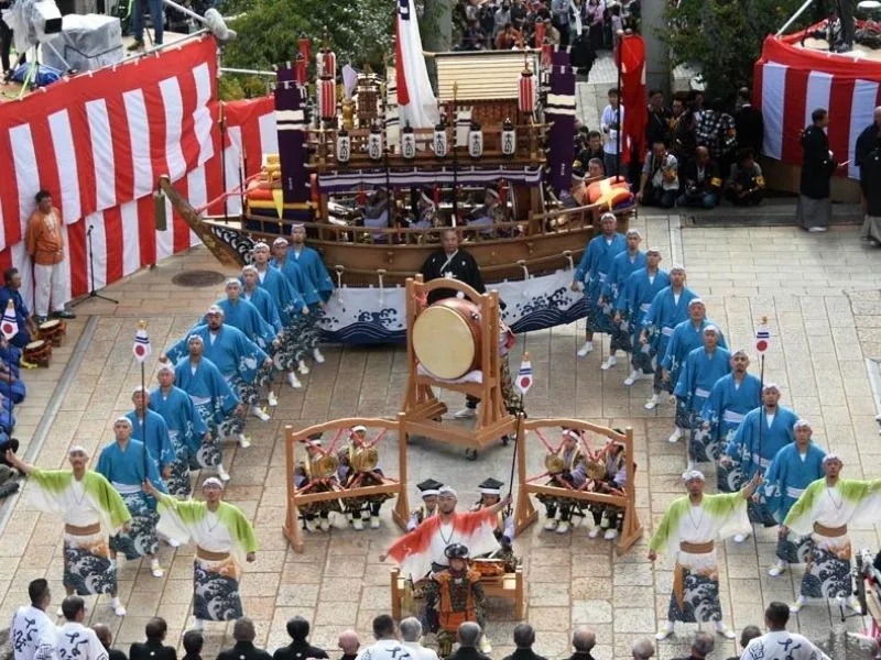 本古川町の奉納