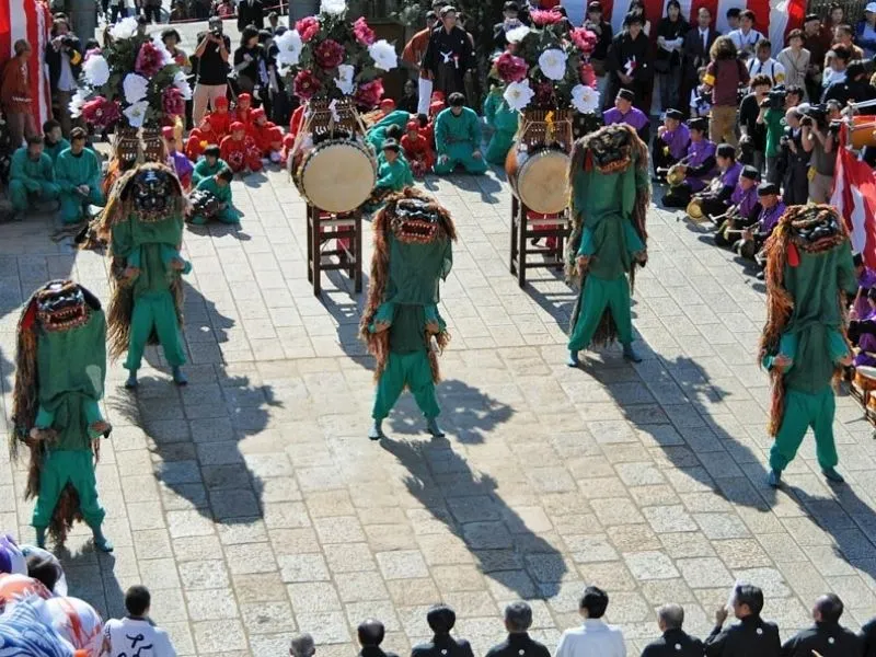 玉園町の奉納