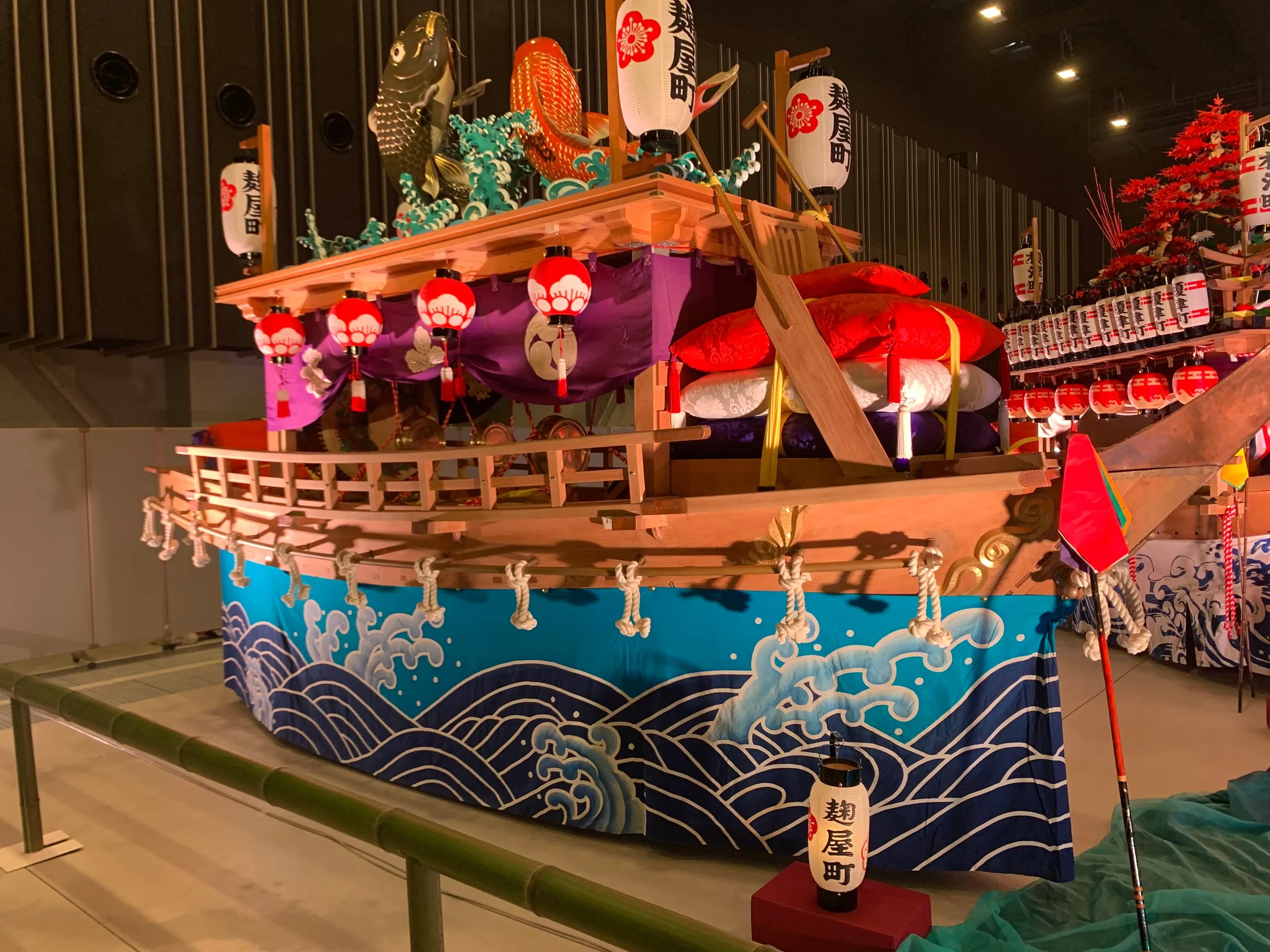 ながさき大くんち展の麹屋町の川船